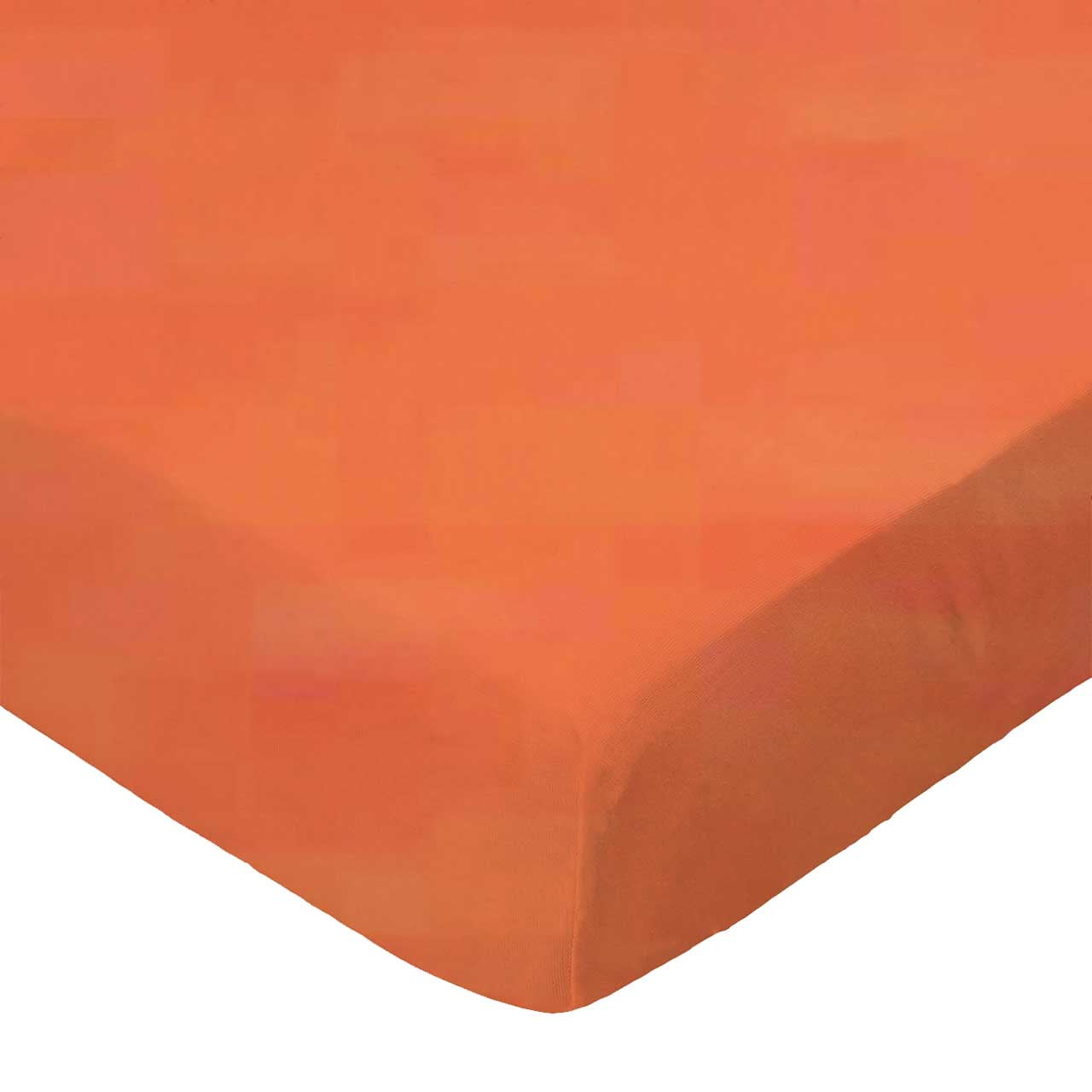 SheetWorld Fitted 100% Cotton Percale Pack N Play Sheet Fits Graco 27 x 39, Deep Orange Woven