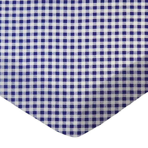 SheetWorld Fitted 100% Cotton Percale Pack N Play Sheet Fits Graco Square Play Yard 36 x 36, Purple Gingham Check