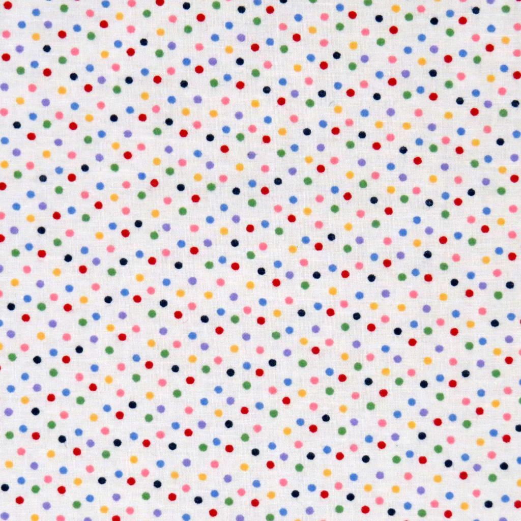 SheetWorld Fitted 100% Cotton Percale Square Play Yard Sheet Fits Joovy 38 x 38, Colorful Pindots
