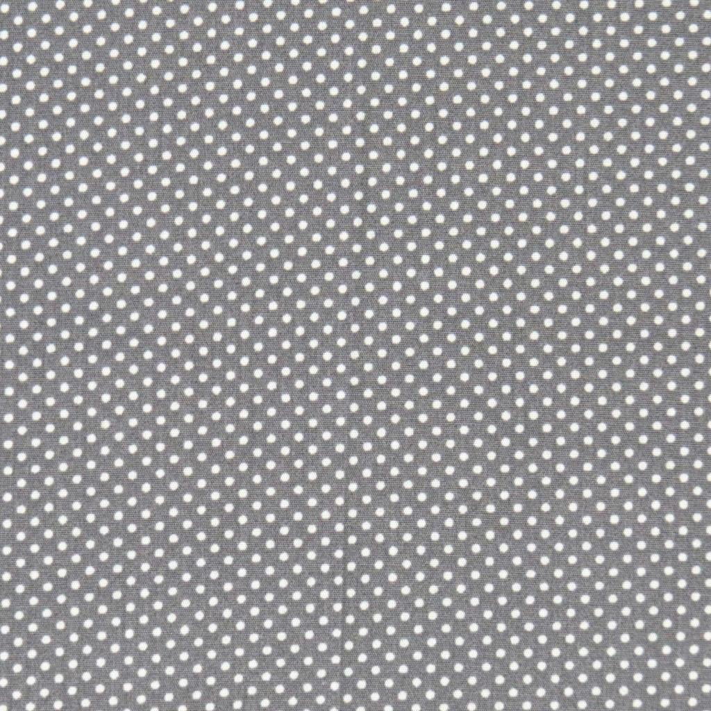 SheetWorld Fitted 100% Cotton Percale Square Play Yard Sheet Fits Joovy 38 x 38, Pindots Gray