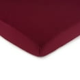 thumbnail image 1 of SheetWorld Fitted Cradle Sheet 18 x 36, 100% Cotton Jersey - Burgundy, Made in USA Burgundy Jersey Knit, 1 of 5