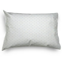 SheetWorld Twin Pillow Case, 100% Cotton Jersey Knit 20 x 26, Blue Pindot