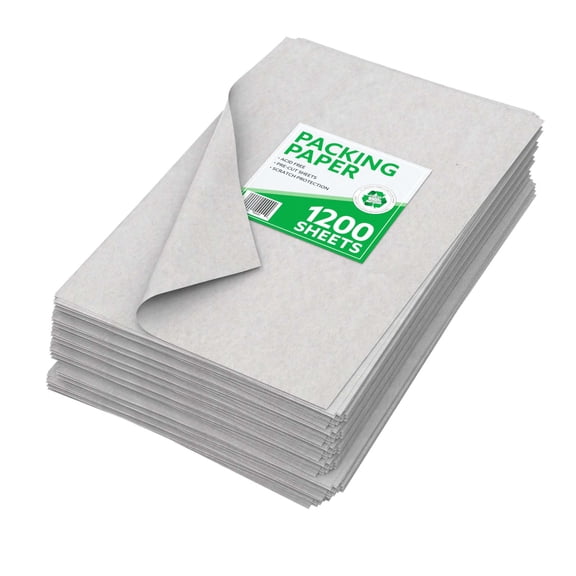 Sheeted Packing Paper, 20" x 30" per sheet, Bulk Pack, 1200 Sheets