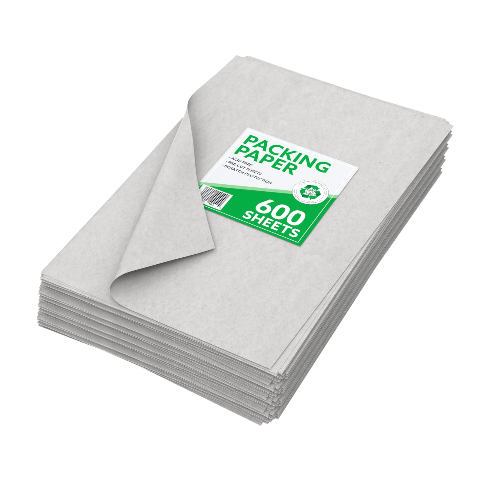 Sheeted Packing Paper, 20" x 30" per sheet, Bulk Pack, 600 Sheets