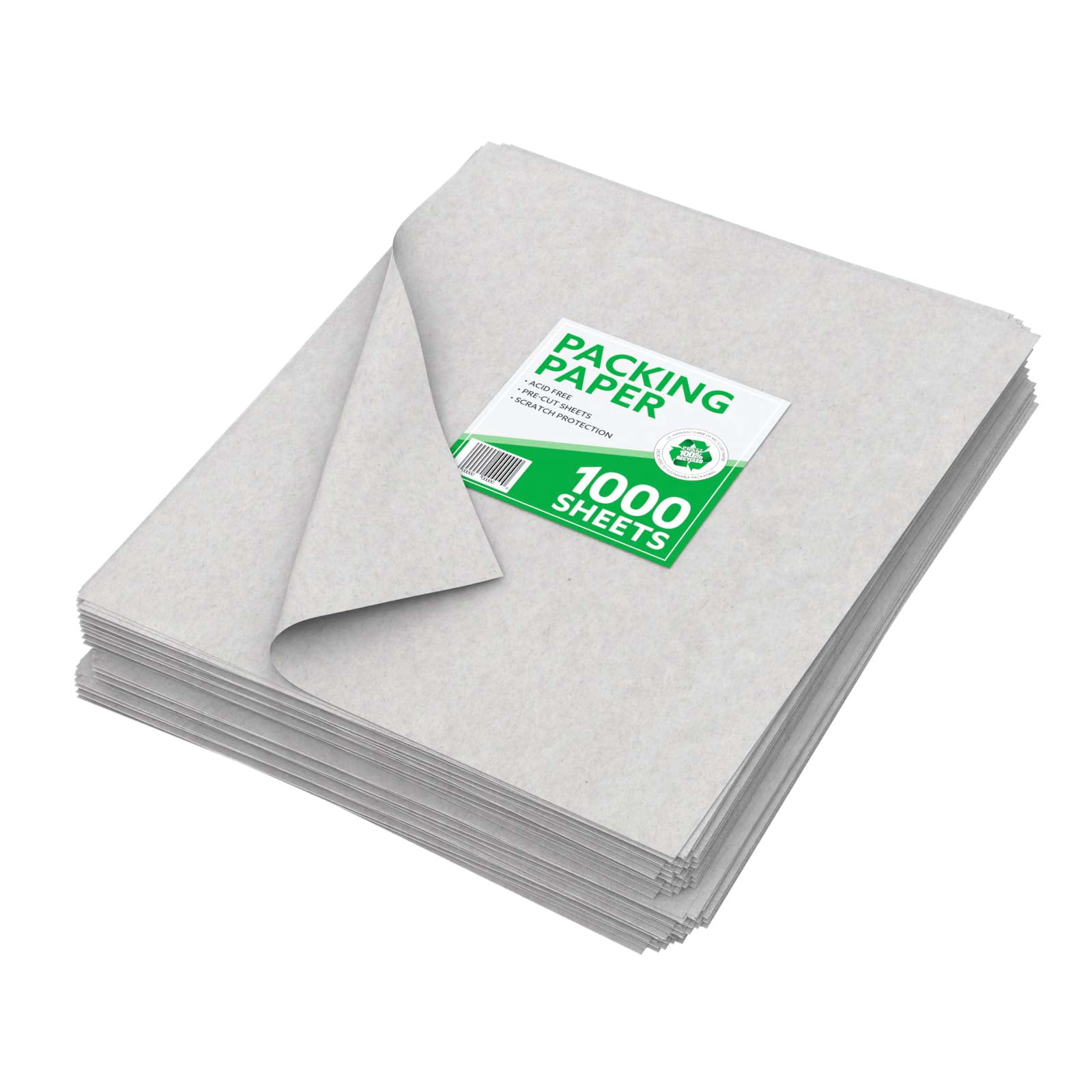 Sheeted Packing Paper, 24" x 30" per sheet, Bulk Pack, 1000 Sheets