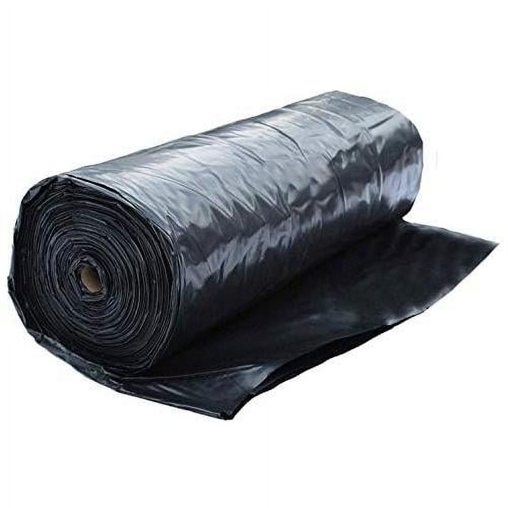 Sheeting Heavy Duty 6 Mil Roll Black (20' X 100') For Construction