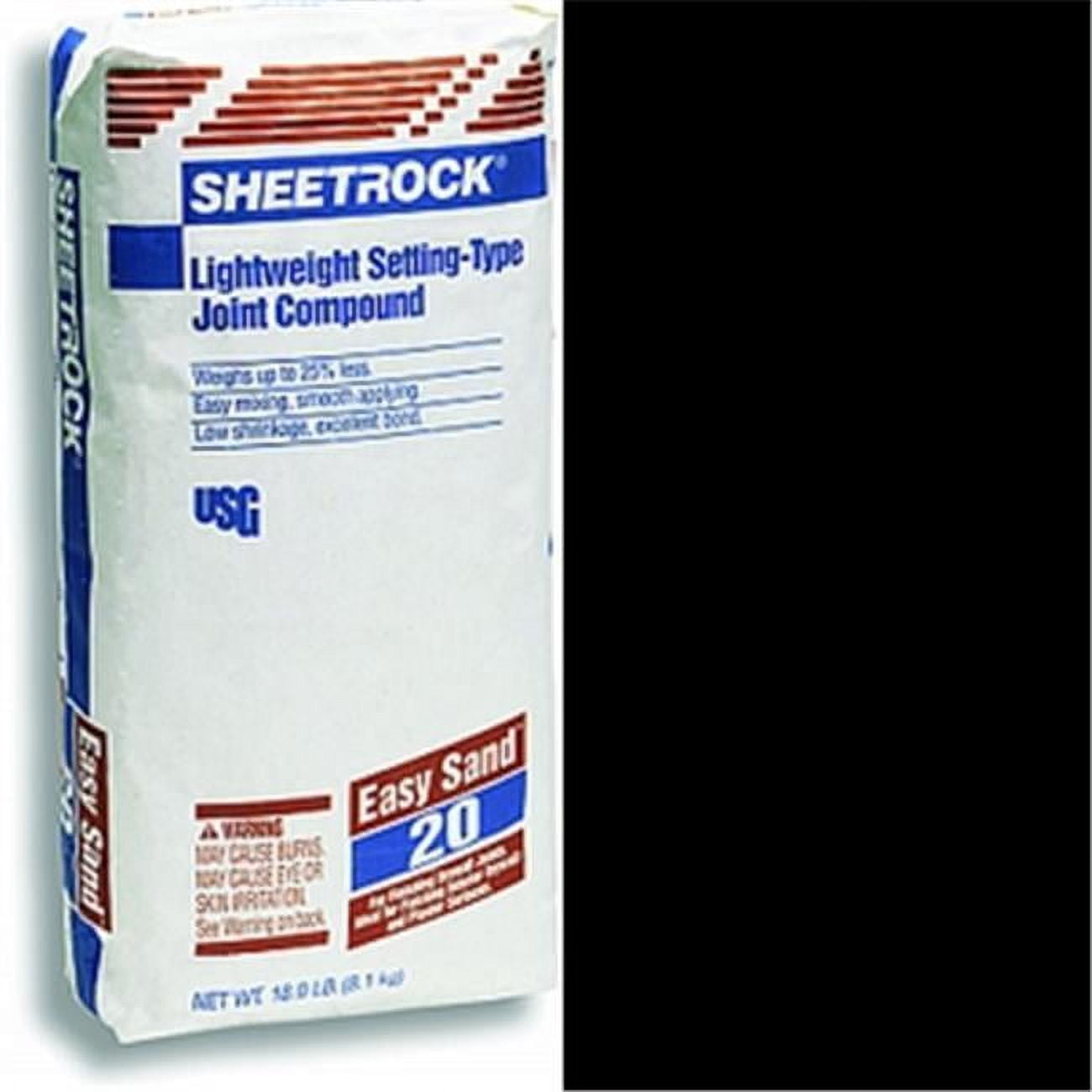 Sheetrock 384214 Lightweight Joint Compound, 20, 18 lb, 30 Min