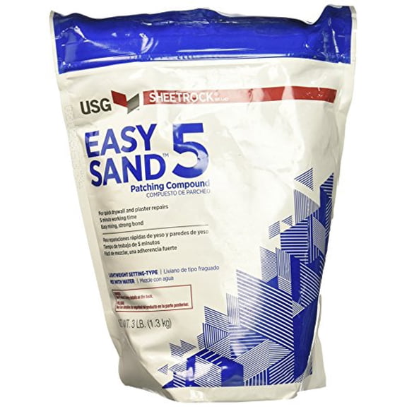 USG 384024 3 lbs. Bag Easy Sand 5 Min Joint Compound Powder Industrial Sealants
