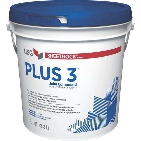 Sheetrock Plus 3 Pre-Mixed Lightweight All-Purpose Drywall Joint Compound - Single Pack