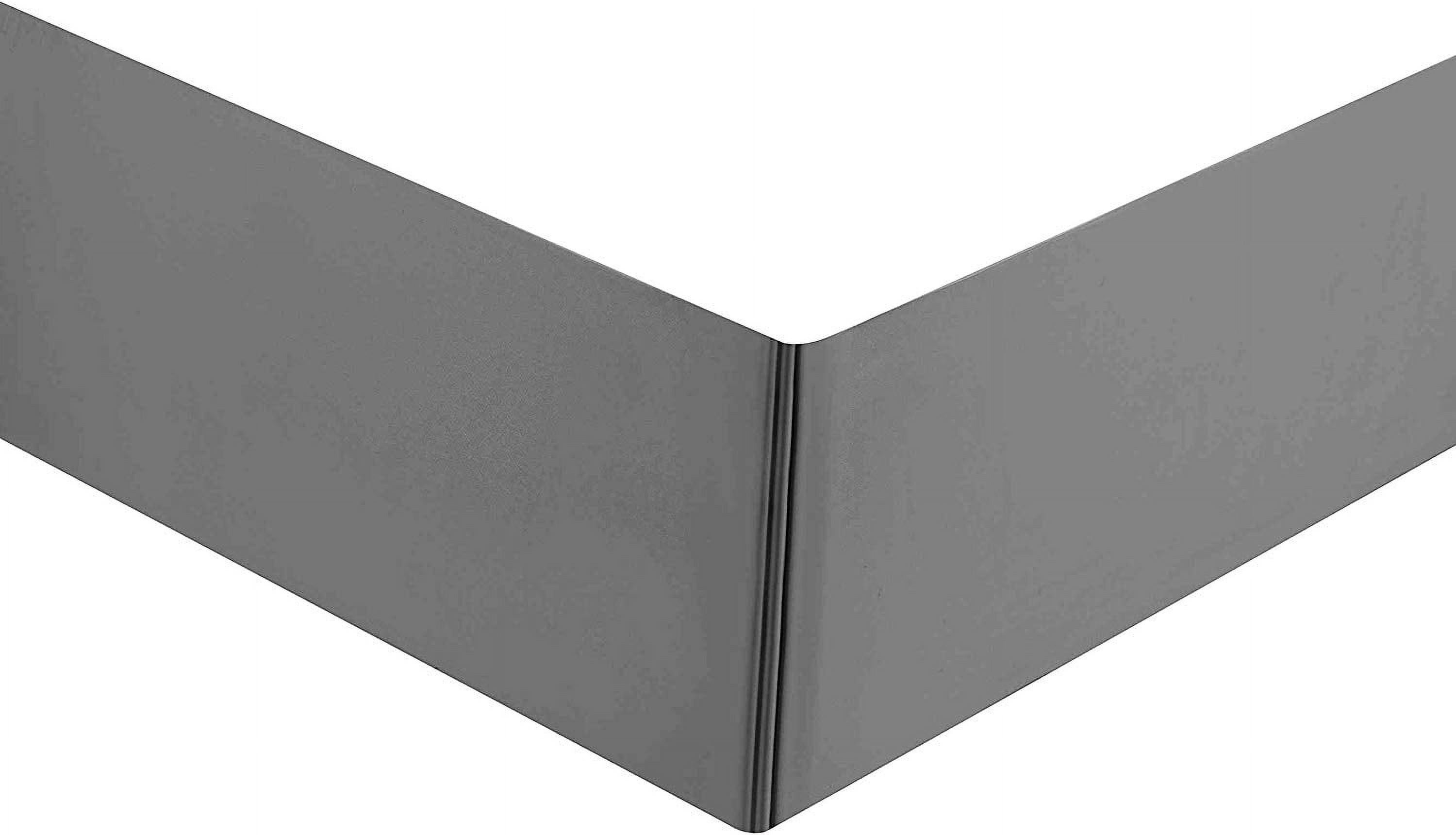 Sheets & Beyond Solid Microfiber Bed Skirt, King, Gray
