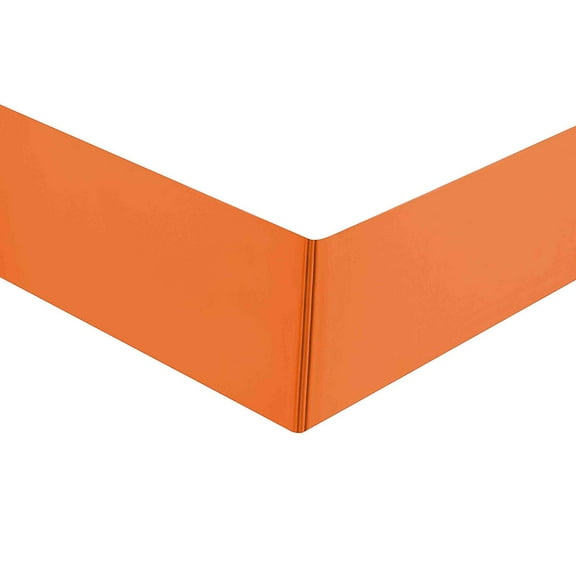 Sheets & Beyond Solid Microfiber Bed Skirt, Twin, Orange