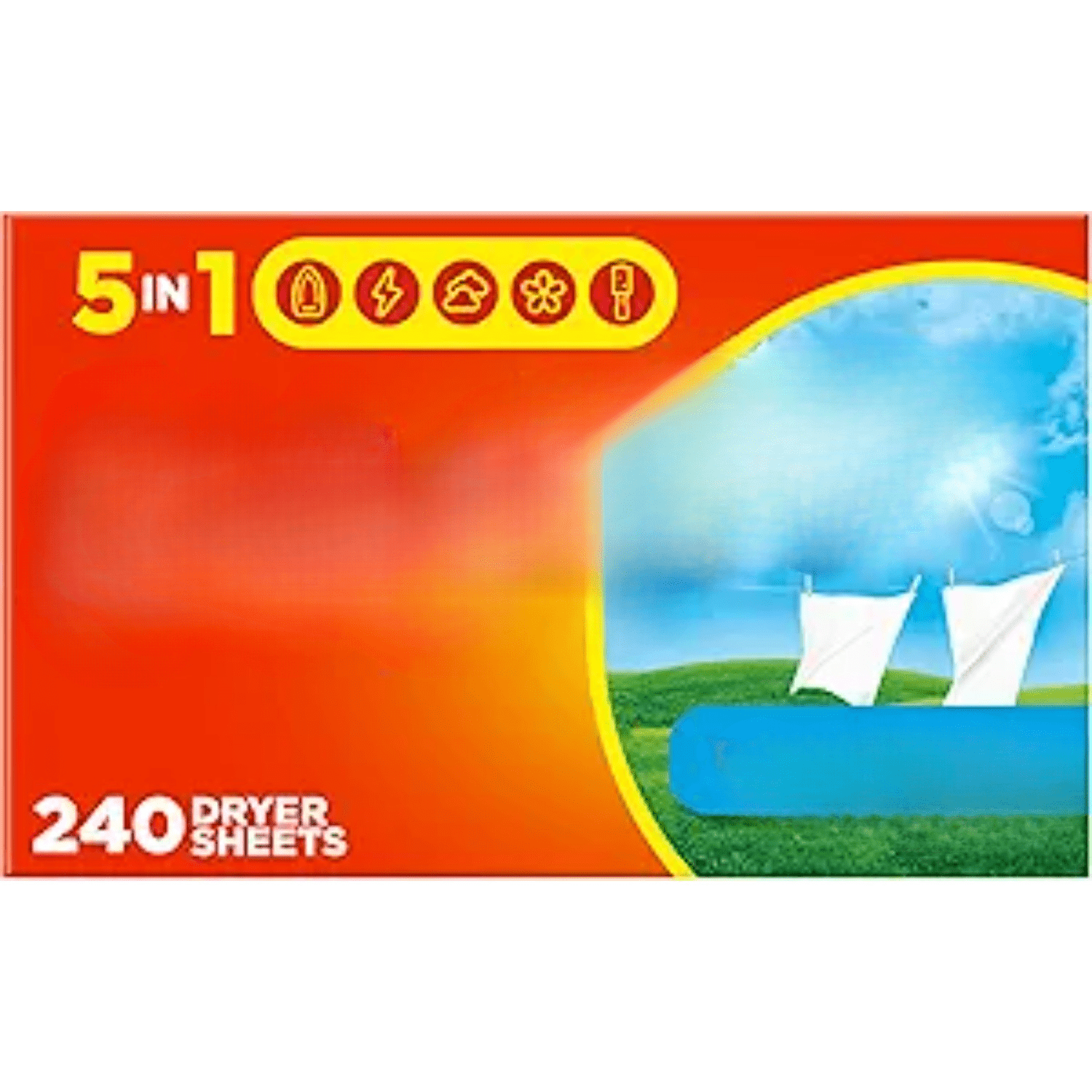 Sheets Laundry Fabric Softener, Outdoor Fresh Scent, 240 Count