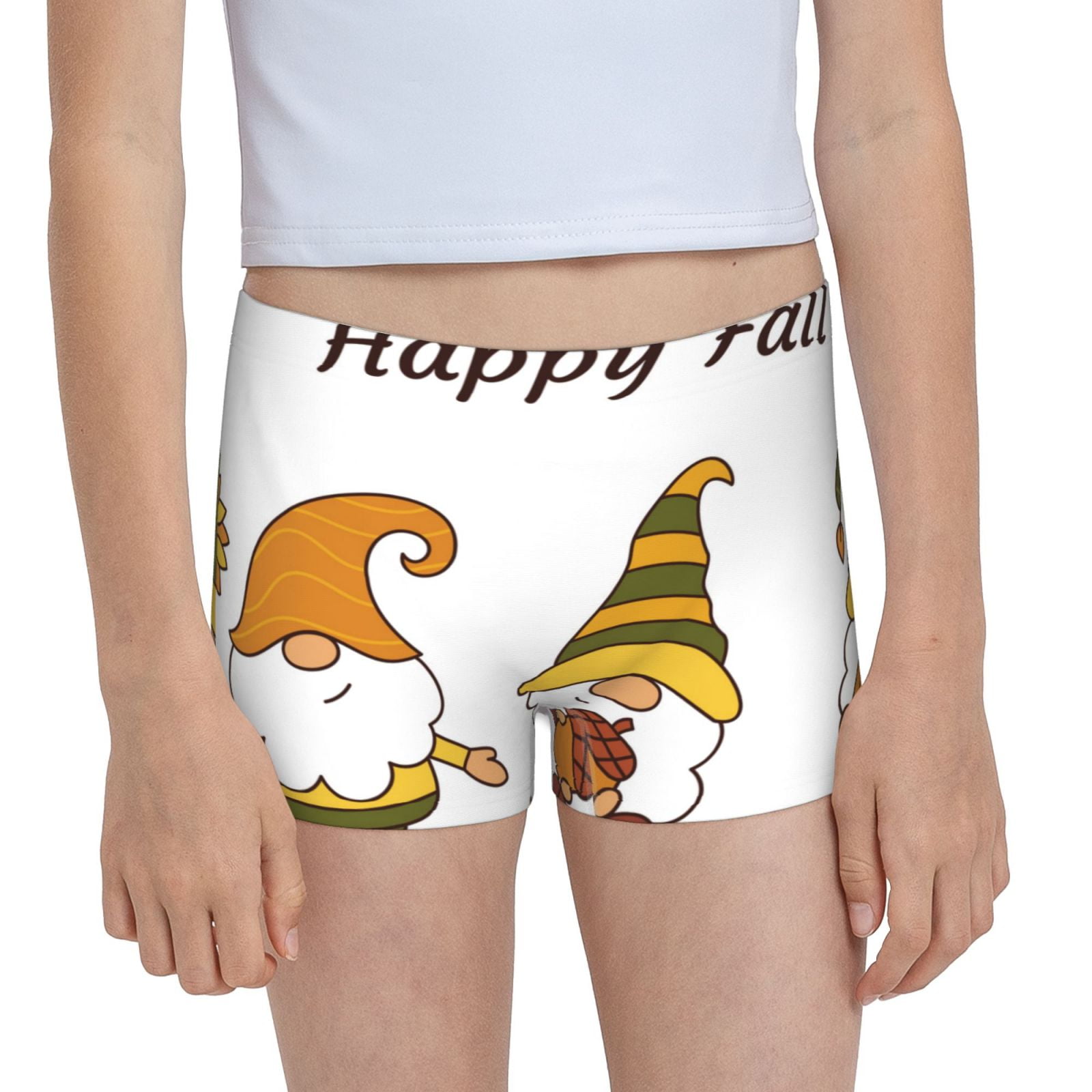 Easygdp Happy Fall Girls Hipster Cotton Underwear Little Girls