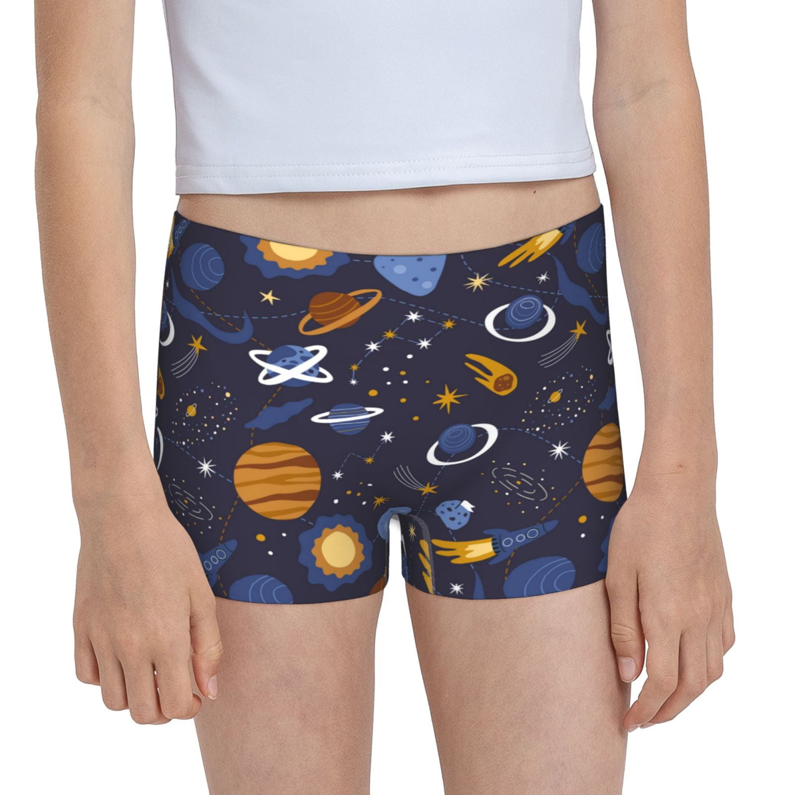Easygdp Galaxy Girls Hipster Cotton Underwear Little Girls' Underwear