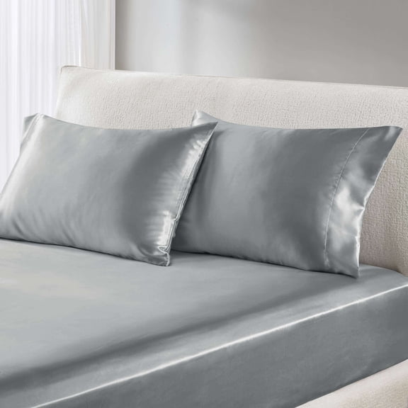Sheets and Pillowcases, Satin Satin Luxury Sheet Set Split King, Bed Sheets, Pillowcases,