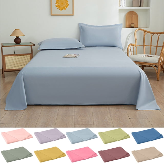 Sheets Solid Color Ease Friendly Washable Sheets Bed Sheets 59.06"x90.55"