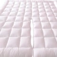 thumbnail image 1 of Sheetsnthings 2 Inch Plush 100 Percent Microfiber Top Split King Down Alternative Mattress Pad/Topper, 1 of 3