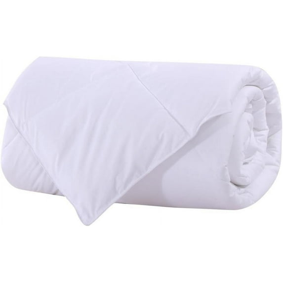 Sheetsnthings 300-Thread-Count, 100% Cotton Shell Warm Full-Queen Blanket with Bamboo Filling, White
