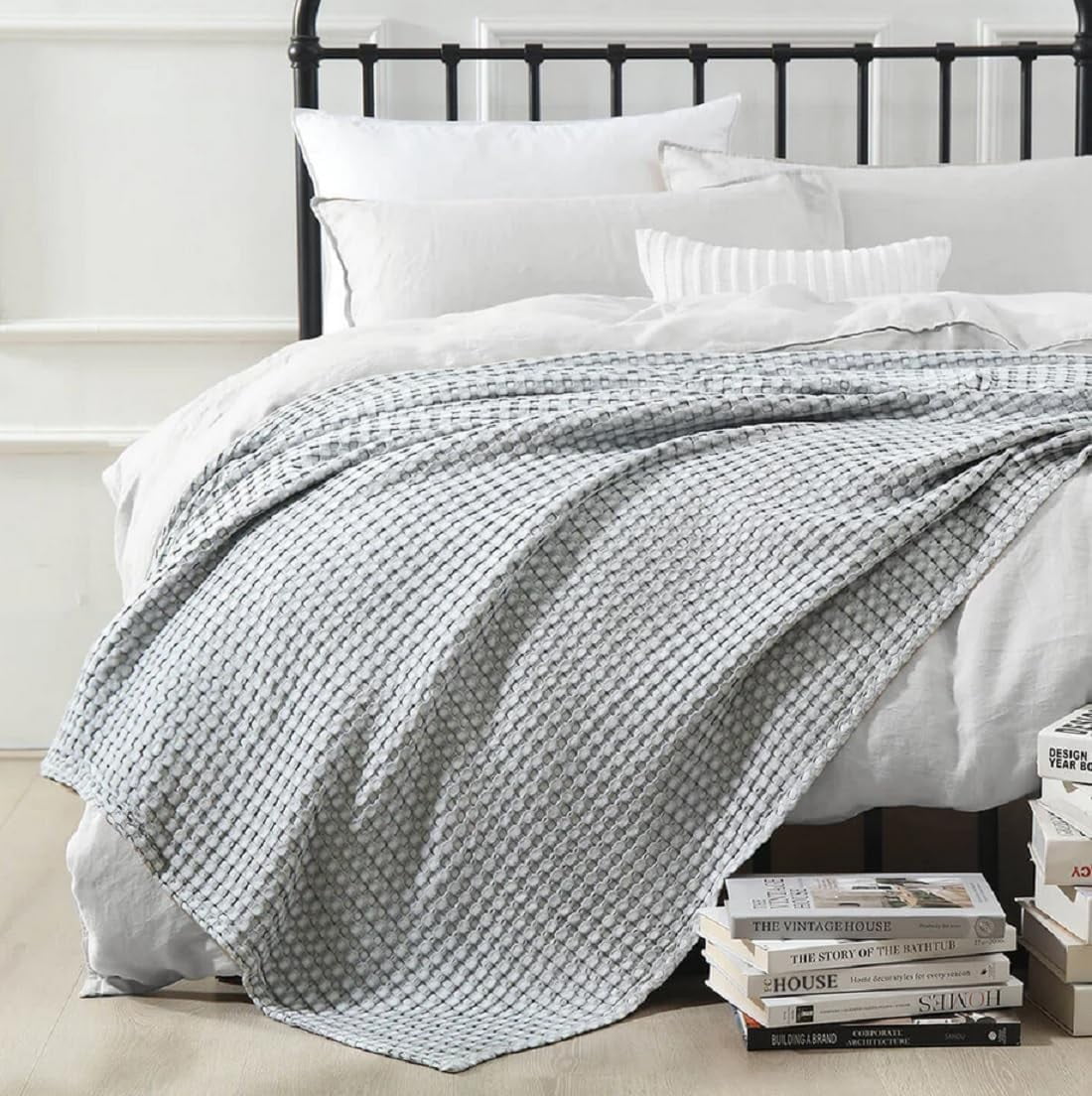Oversized Queen Bamboo Blanket - Newcastle Grey main image 1