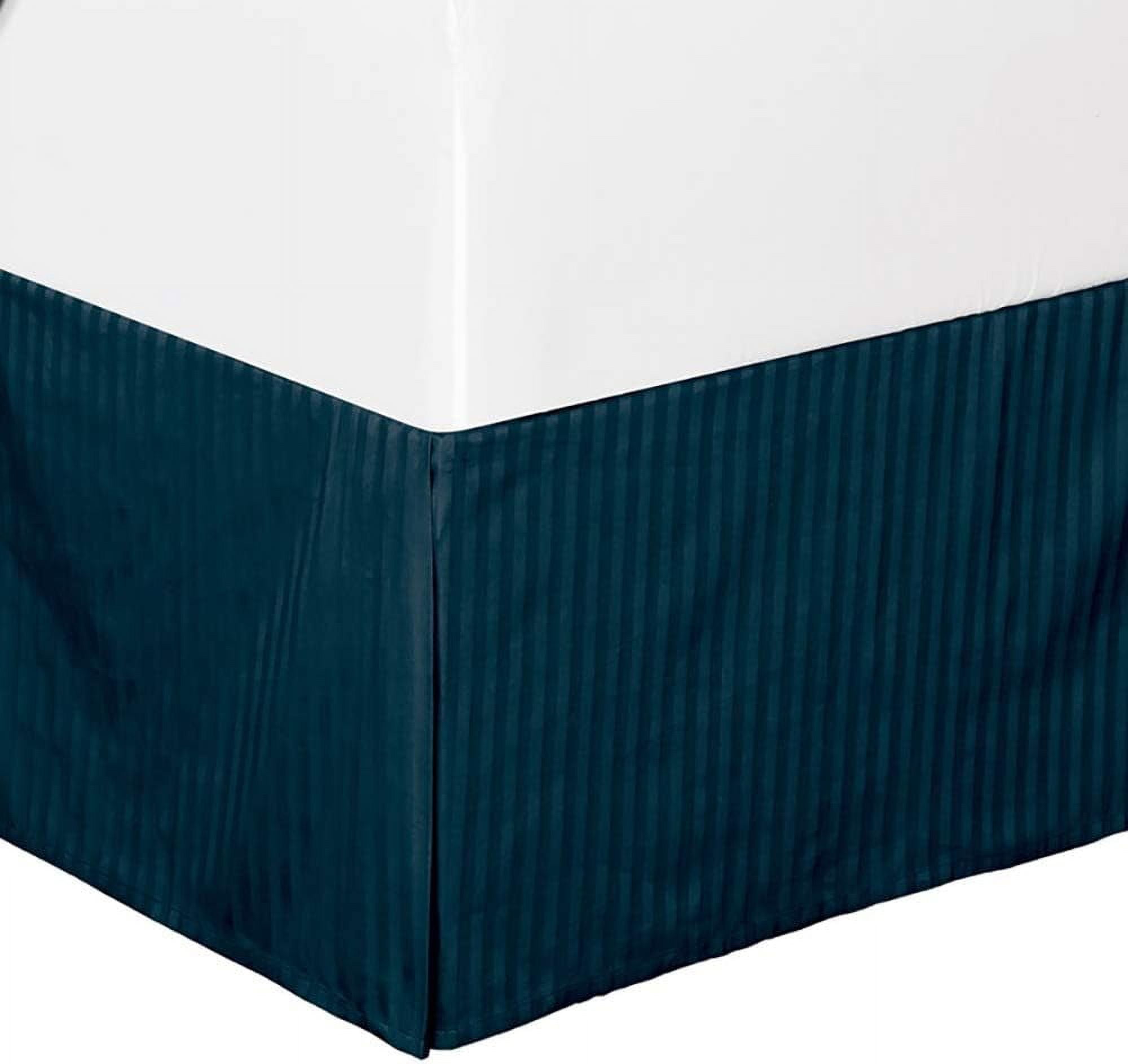 Sheetsnthings Damask Striped 300ThreadCount, 100 Cotton Full Pleated