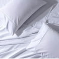 thumbnail image 1 of Sheetsnthings Good Weight Pure Cotton Bed Sheet Set (Full Size, Solid White) 16 Inch Deep Pockets- Sateen Woven Soft Sheets, 1 of 3