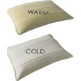 thumbnail image 1 of Sheetsnthings Hybrid Symphony Memory Foam Pillows, Reversible with one Cool and Another Warm Side, Standard, 18x28 Inches, Set of 2 Pillows, Medium Firm, 1 of 4