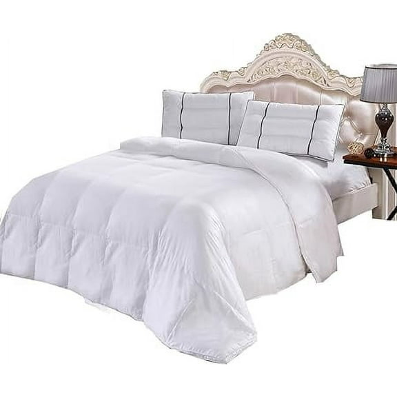 Sheetsnthings Microfiber Bed Skirts (14 inch drop) -King Size, Solid Blue- Pleated Tailored Bedskirts with Split Corners