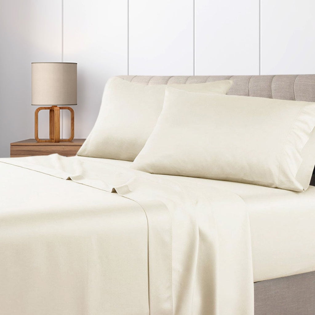 Sheetsnthings RV Sheet Set (RV King-Ivory) 100% Cotton 300 Thread Count ...