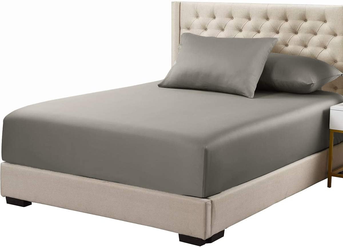 Sheetsnthings Viscose from Bamboo Fitted Bottom Sheet Only, California King Size, Deep Pocket