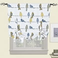 thumbnail image 1 of Sheetsnthings Window Curtain Shade, Room Darkening Tie-Up Shade (46W x 63L) Birds Print Balloon Shade, 1 of 2