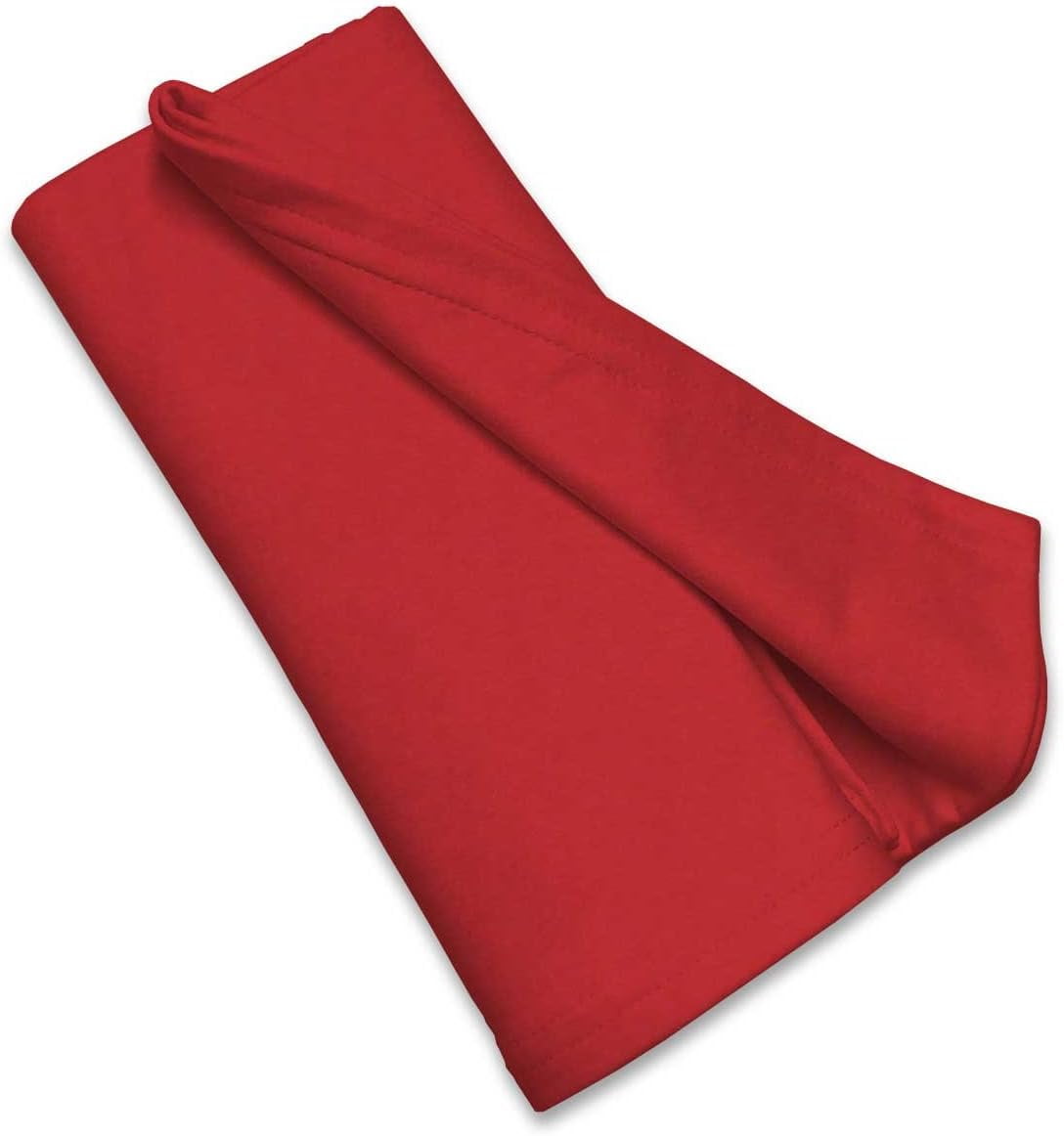 Sheetworld Soft & Stretchy Swaddle Blanket 36 X 36, Red, Made In