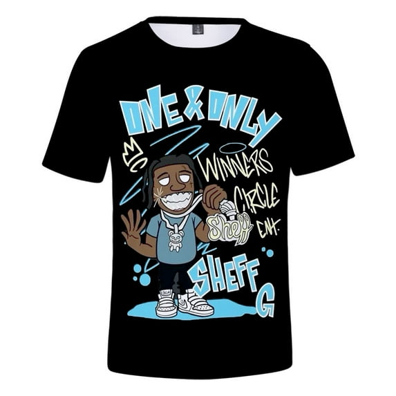 Sheff G T-Shirt Merch Summer Women Men O-neck Short Sleeve 3D Fashion Tops Tee