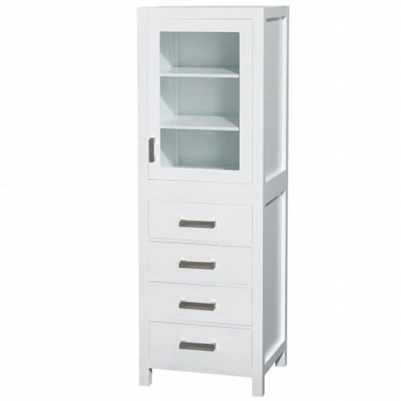 Sheffield 24 in. Linen Tower in White