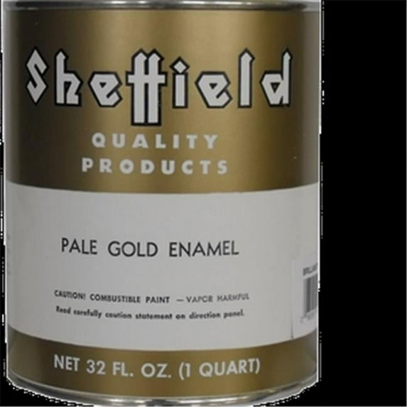 Sheffield 5734L Qt Brilliant Pale Gold Metallic Enamel