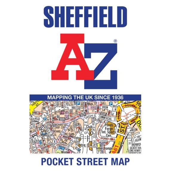 Sheffield A-Z Pocket Street Map (Paperback)