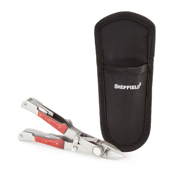 Sheffield Dual Head 15-In-1 Multi Tool, Chrome