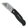 thumbnail image 1 of Sheffield Folding Lock Back Plastic Utility Knife, 6 inch, Black, 1 of 2