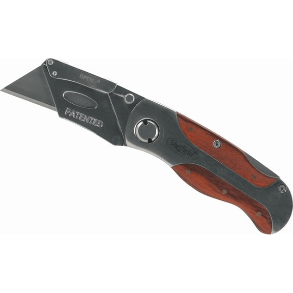 Sheffield Product - Sheffield Premium Lockback Utility Knife - Single Pack  Residential Use, Standard Application