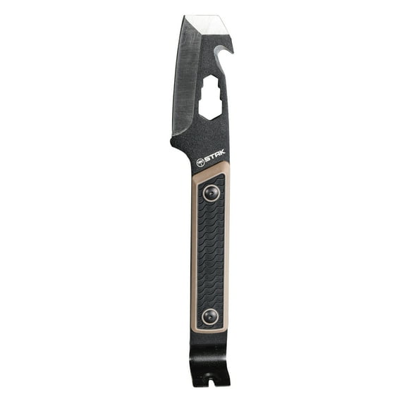 Sheffield (STAK) Stainless Steel Pry Bar with Hook & Multi Wrench, 4" Multi-Use Head
