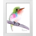 thumbnail image 1 of Shefranov, Olga 26x32 White Modern Wood Framed Museum Art Print Titled - Tropical Bird V, 1 of 4