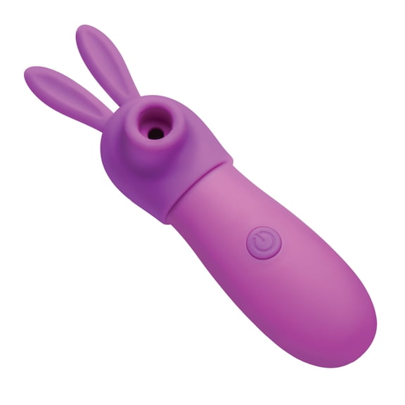 Shegasm Bunny Sidekick Suction Clitoral Vibrator, Purple