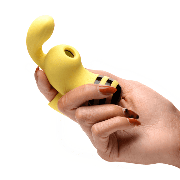 Shegasm Sucky Bee, Vibrating Clitoral Stimulator Finger Massager, Personal Massager