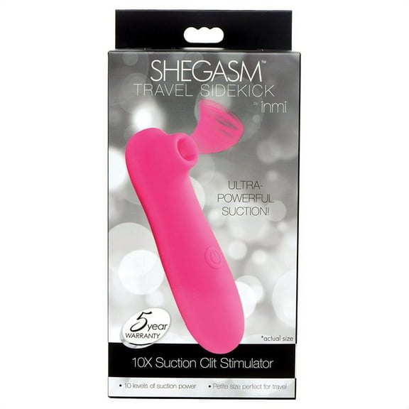 Shegasm Travel Sidekick Suction Vibrator, Pink