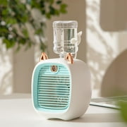 Sheghy 2024 Home Essentials Water Air-conditioning Fan, Mini Fan, USB Fan, Desktop Turbo Spray Humidification Cooler,Better Homes&Gardens