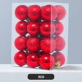 thumbnail image 1 of Sheghy Cyber.Monday Home Decor 3cm 24 Christmas Balls Blue Christmas Trees Christmas Decorations Gifts Christmas Decorations, 1 of 2