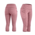 thumbnail image 1 of YuXingFu Cotton Pants for Women Loose Fit Women Workout Out Pocket Leggings Fitness Sports Running Yoga Cropped Pants Wine S, 1 of 8