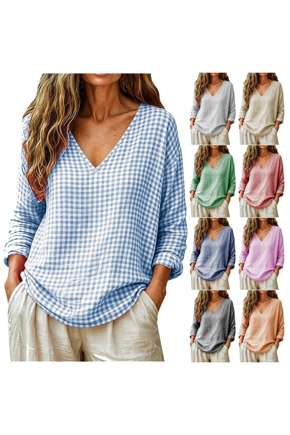 Plus Size Dressy Blouse Crew Neck Skater Ruffle Trim Long Sleeve for Daily Loose Fit Tees Tops Green S