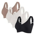 thumbnail image 1 of Sheghy Wireless Bralette-Plus Size Lace Comfort Everyday Bra/Popular Bras for Women 2025,White, 1 of 2