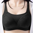 thumbnail image 1 of Sheghy Wirless Bandeau Bra-Lace Trim Comfort Strapless Bra/Sport Bras High Support,Black, 1 of 6