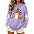 thumbnail image 1 of Sheghy Womens Raincoats for Women with Hood Wool Coat Zip Up Daily Trench Jacket with Pockets Purple XXL, 1 of 6